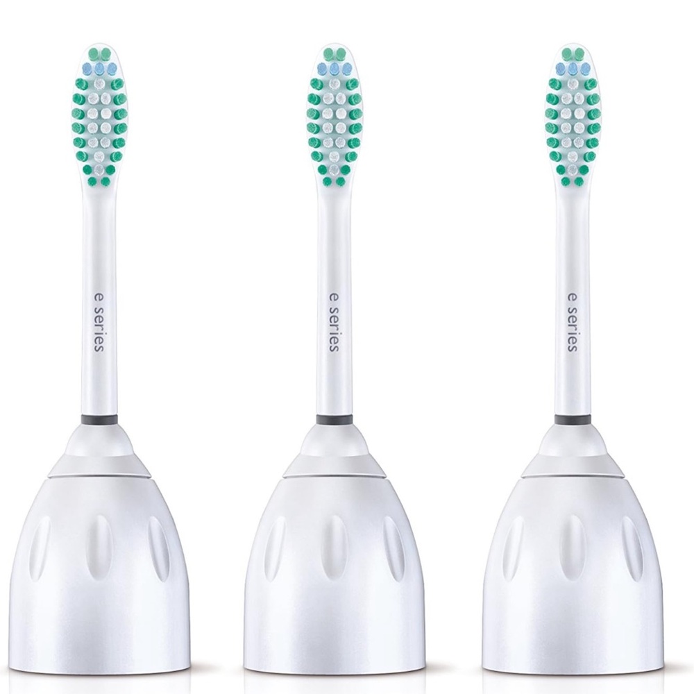 Philips Sonicare Genuine E-Series Replacement Toothbrush Heads, 3 Brush Heads